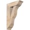 Ekena Millwork Funston Traditional Smooth Bracket w/ Offset Brace, Douglas Fir, 7 1/2"W x 22"D x 34"H BKT0806X22X34FST01SDF - alternate 1